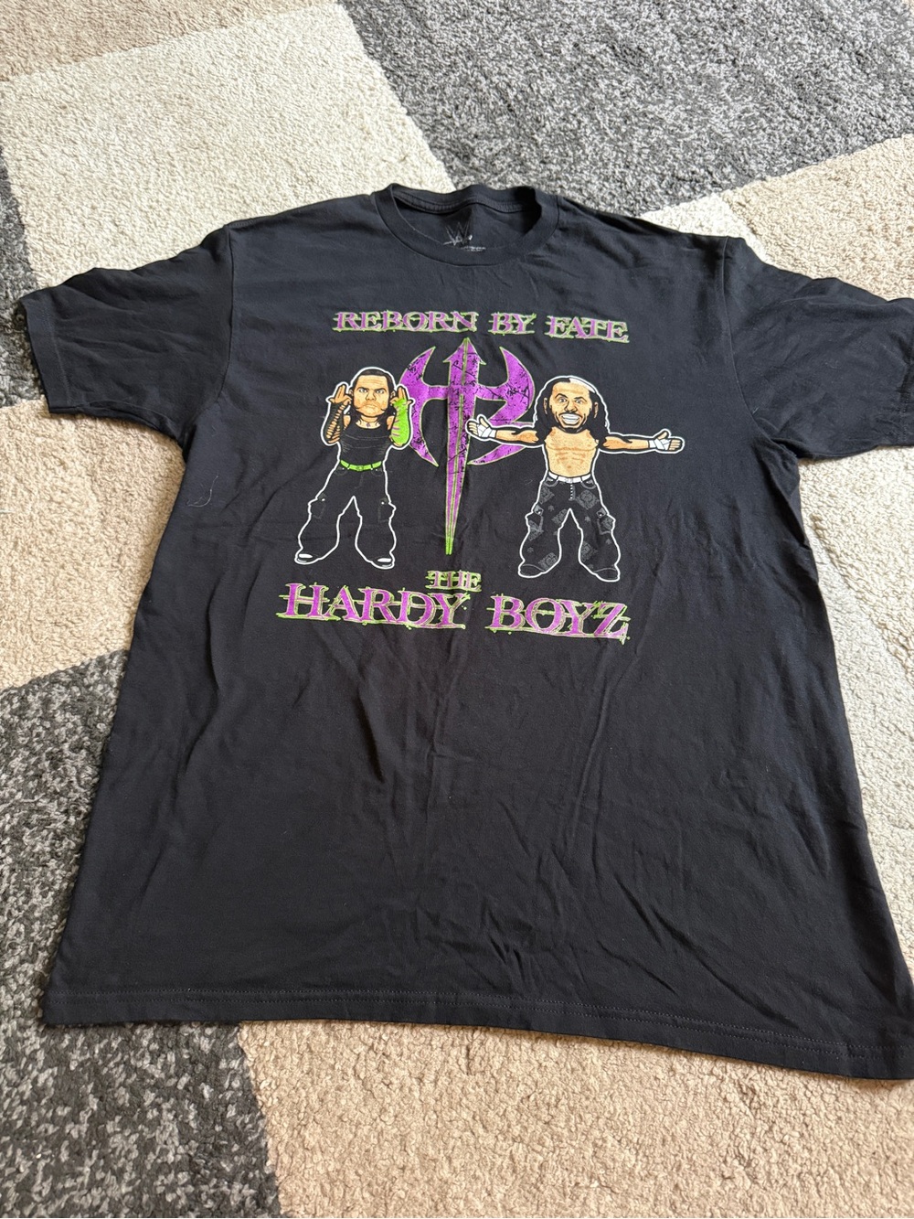 WWE The Hardy Boyz "Reborn By Fate" Graphic Tee - Black